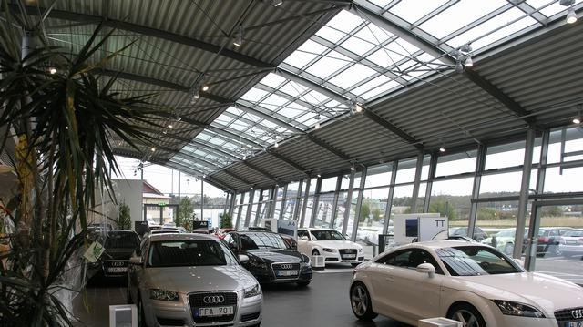 Audi-bilhall