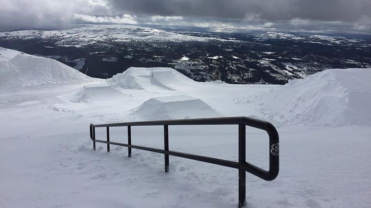 Byggnation freeride weeks Åre