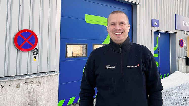Janne Salminen är ny stationschef för Bilprovningen i Umeå-Ersboda och Skellefteå