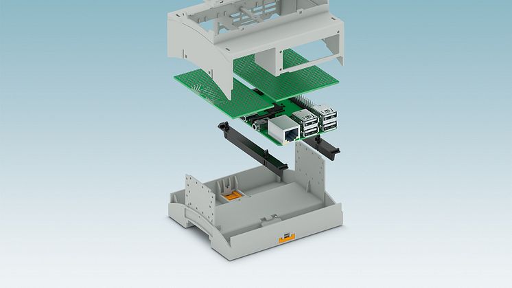 Housing solution for Raspberry Pi minicomputer