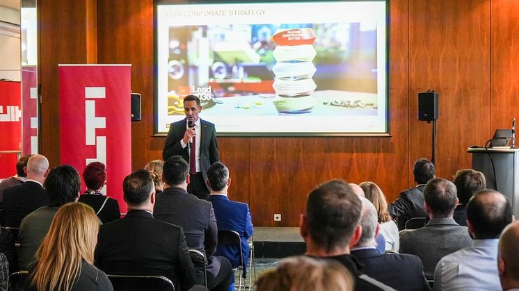 Hilti GB hosts sustainability experts and key customers in event promoting Swiss and UK business links