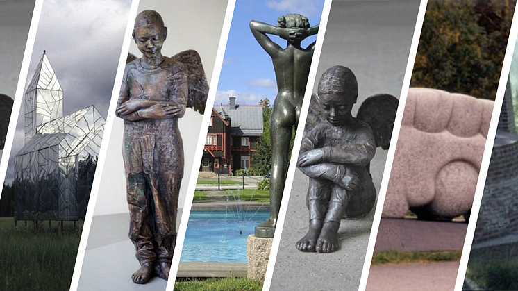 Fyra nya berättelser om offentlig konst i Vännäs finns nu att lyssna på i appen Storyspot.