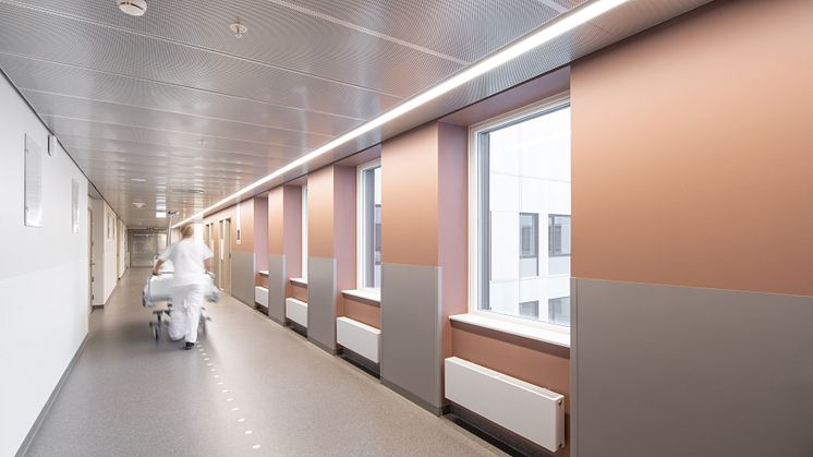 Tønsberg sykehus, interiør somatikk – Melissa Hegge, LINK Arkitektur (32)