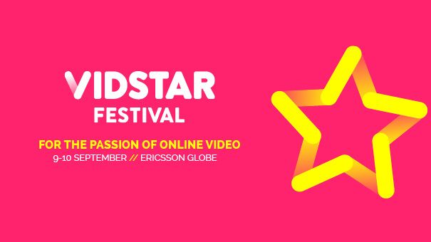 VidStar Festival – hyllar Sveriges digitala stjärnor i Ericsson Globe i Stockholm