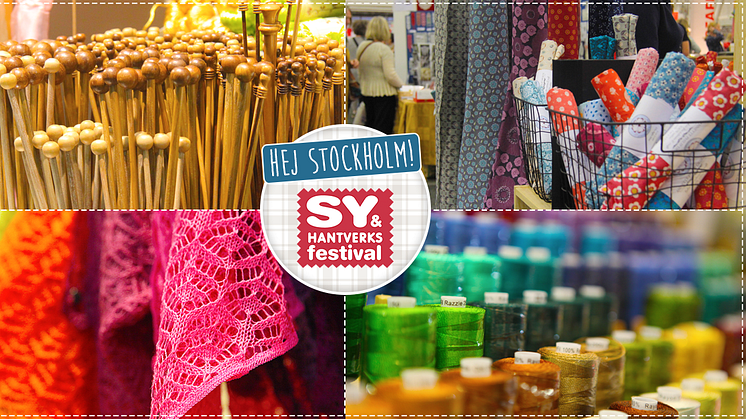 Sy- & Hantverksfestivalen i Stockholm 23-25 februari 2018