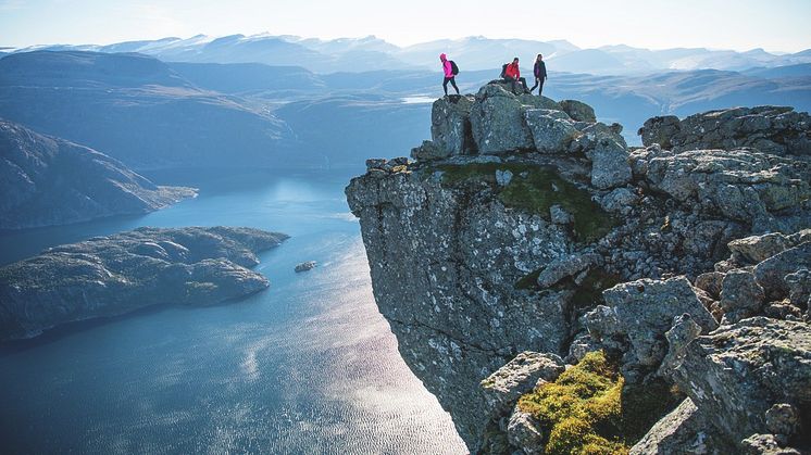 Der Hornelen ist Europas höchste Meeresklippe. Foto: Sverre Hjørnevik/Fjord Norge