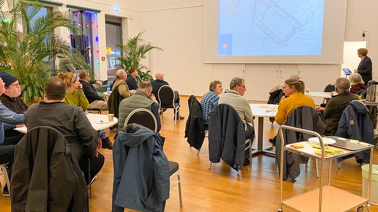 Från medborgardialogens startmöte på Arlövs bibliotek 16 februari