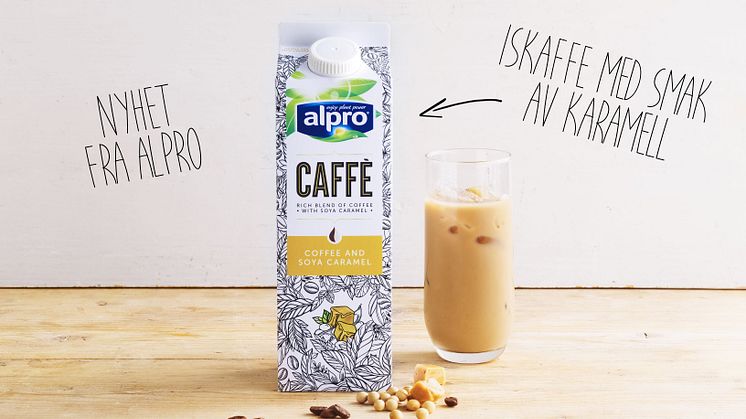 NYHET FRA ALPRO: Plantebasert iskaffe med smak av karamell