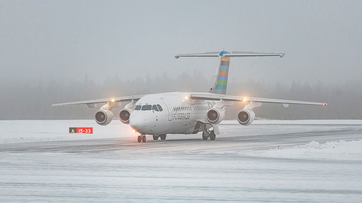 First landning at the new airport