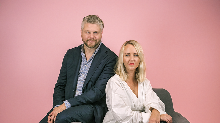 VD Tobias Franzén och Operativ Chef Paula Ruotsalainen på The Amazing Society