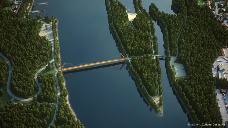 ​​Bron mellan Lundåkern och Bölesholmarna får namnet Lundabron