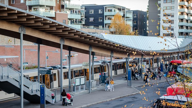 Sporveien﻿﻿ bytter sporveksel på Mortensrud