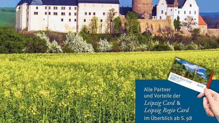 „Ausflugsplaner 2020“ für Leipzig und Region – Titelmotiv: Burg Mildenstein in Leisnig – Foto/Gestaltung: Sylvio Dittrich / LTM  