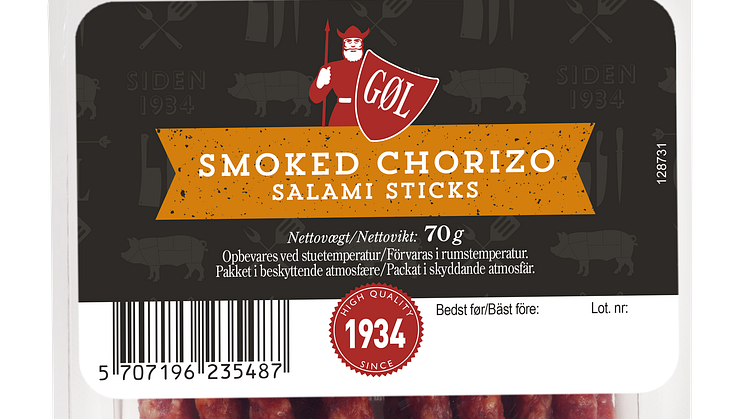Salami sticks smoked chorizo