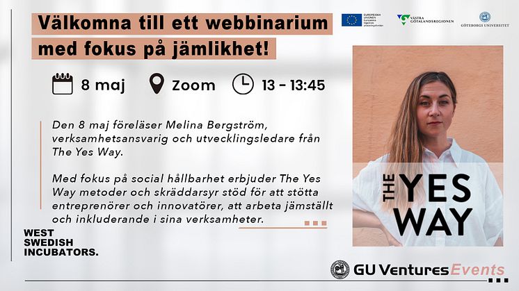 Välkomna till ett webbinarium med fokus på jämlikhet!