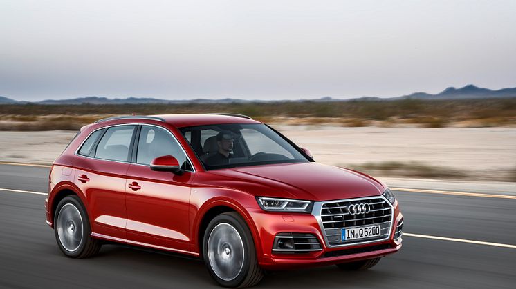 Nya Audi Q5 får toppbetyg i Euro NCAP