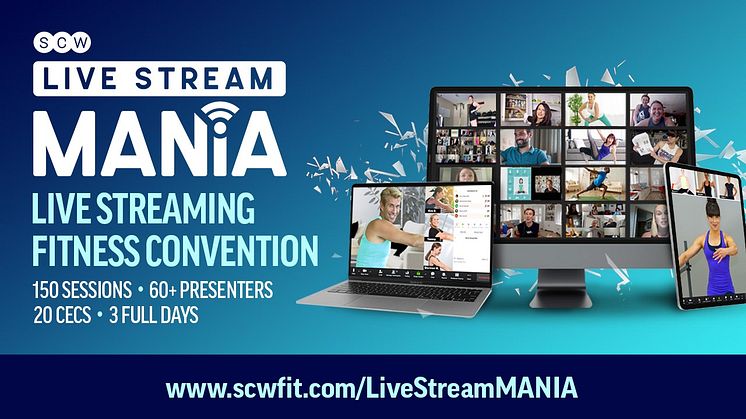 Motosumo sponsors the world’s largest fitness-education convention, SCW Live Stream MANIA®