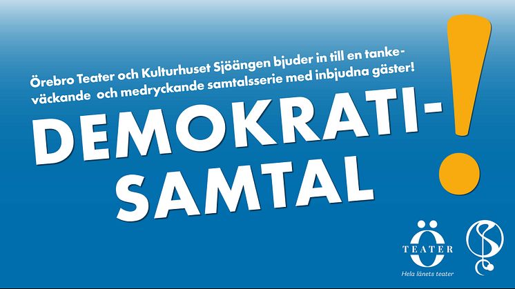 Samtalsserie med demokrati i fokus 