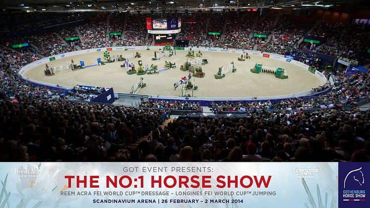 Gothenburg Horse Show - Utökade TV-sändningar i Sveriges mest penningstinna tävling