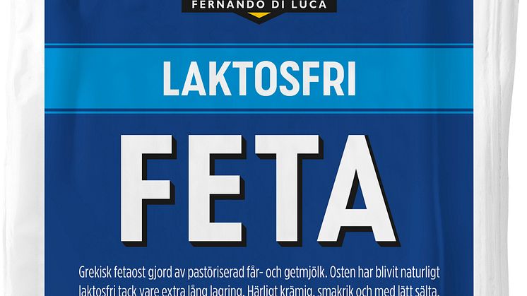 Naturligt laktosfri fetaost från Zeta