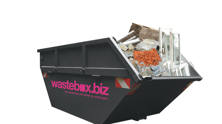 Wastebox Mulde freigestellt