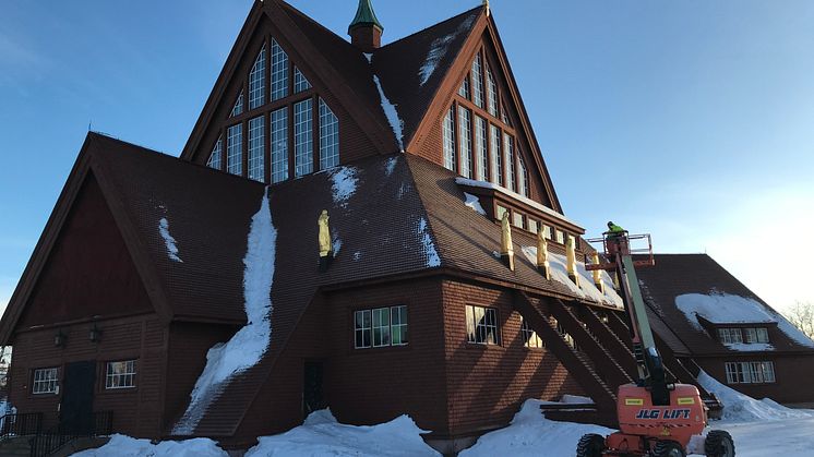 Ramirent blir ytterligare en viktig aktör i arbetet med att flytta Kiruna kyrka. 