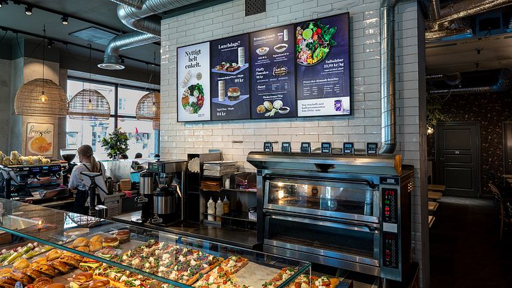 Visual Art får förtroendet när Bröd & Salt uppdaterar sina caféer med digitala ytor