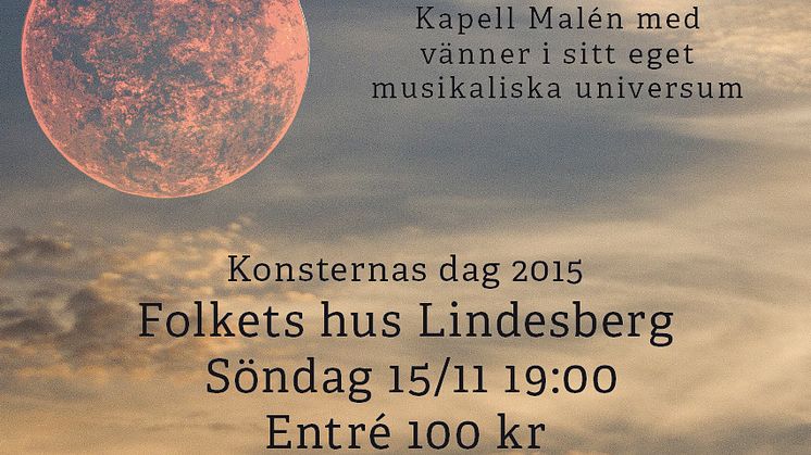 Kapell Malén med vänner firar Konsternas dag i Lindesberg