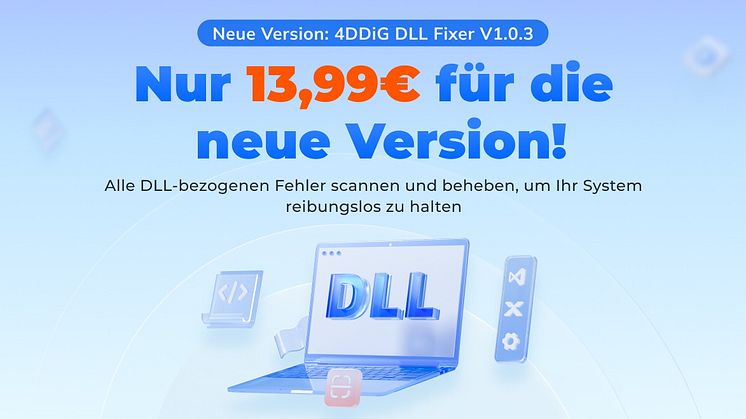 4DDiG DLL Fixer v1.0.3 um alle DLL-Fehler zu beheben