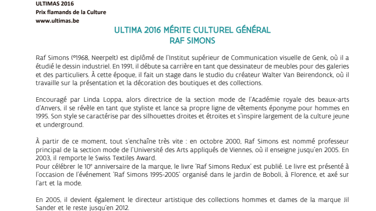 docdebase Ultima 2016 Mérite Culturel Général