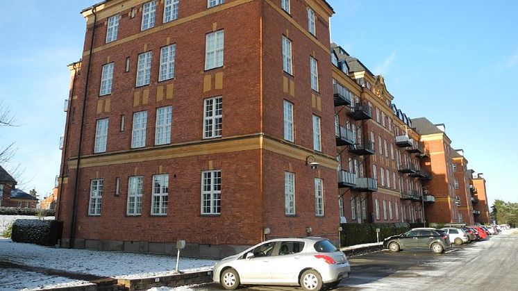 En av byggnaderna på Kasernhöjden