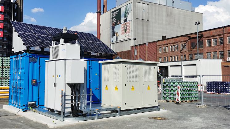 Batteriespeicher bei Brauerei Beck & Co. in Bremen in Betrieb genommen