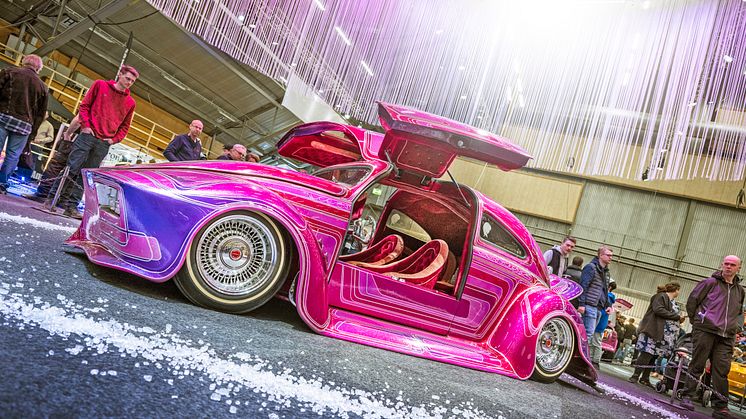 Bernt Karlssons custom VW Pink Lady foto Gunnar Ljungstedt