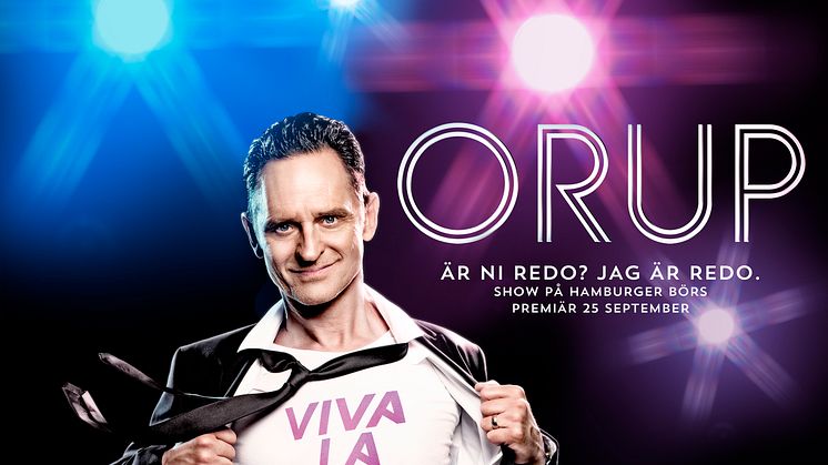 Viva La Pop – ny show med Orup på Hamburger Börs 