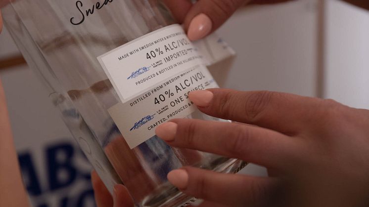 Absolut ny flaske Mock-up