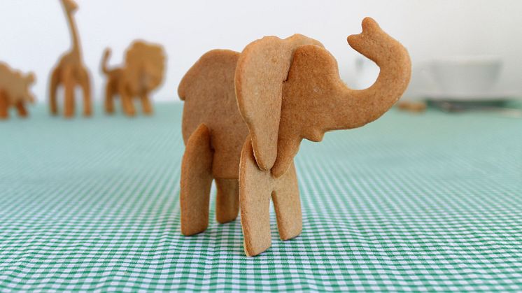 3D pepparkaksform - Elefanten