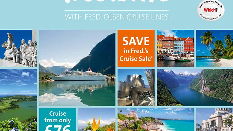 Book your ‘All Inclusive Holiday’ with Fred. Olsen Cruise Lines in 2015/16