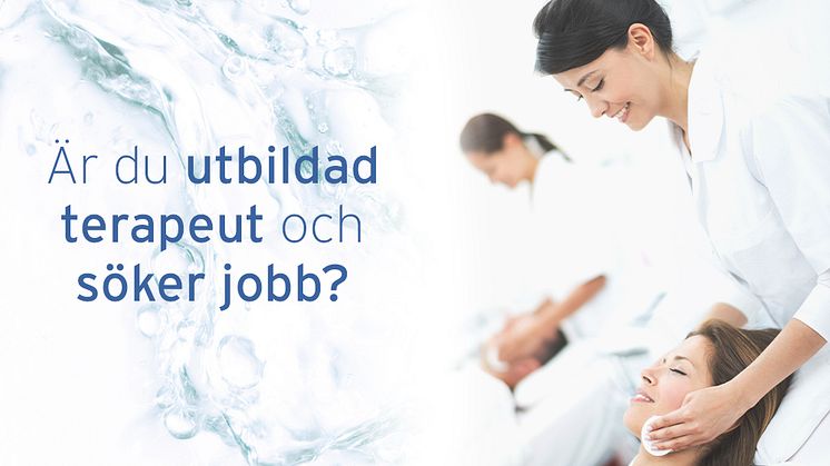 Är du utbildad terapeut och söker jobb?