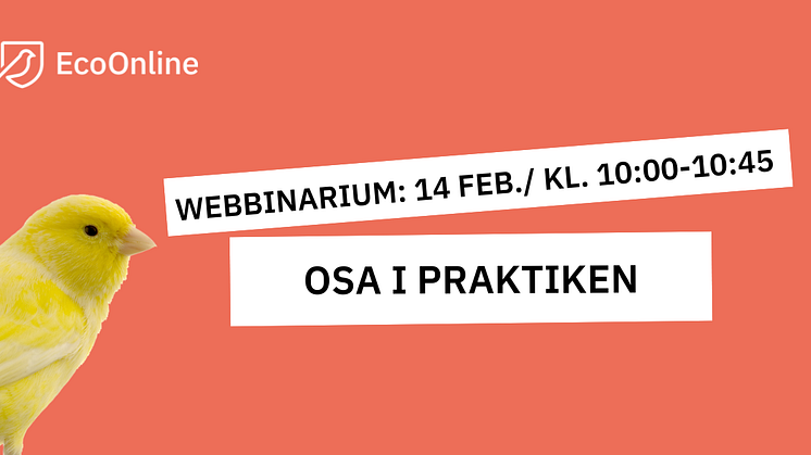 OSA i praktiken - kostnadsfritt webbinarium