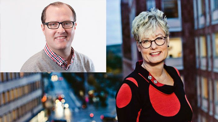 Marie Linder och Erik Elmgren (infälld)
