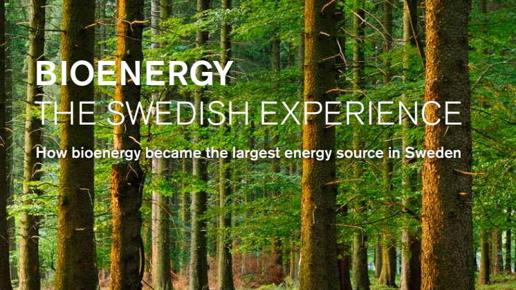 Bioenergy – The Swedish experience