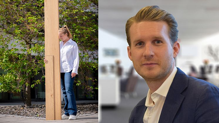 Storlek Small jämfört med en XXL-planka. | Hannes Lindblom, Sales and Marketing Director på Bjelin 