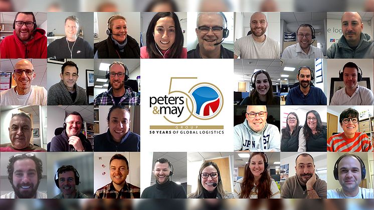 50 Years of Peters & May: The Global Shipping Company Celebrates its 50th Anniversary