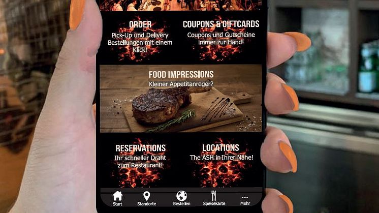 Maximaler Service - The ASH präsentiert sich via App