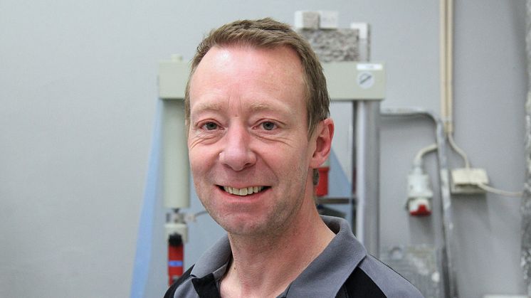 Ingemar Löfgren, forsknings och utvecklingschef på Thomas Concrete Group