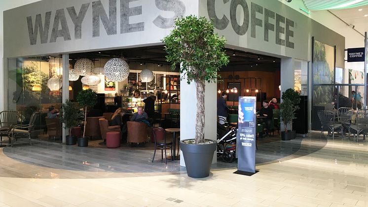 Wayne´s Coffee öppnar i nya Halmstad Eurostop