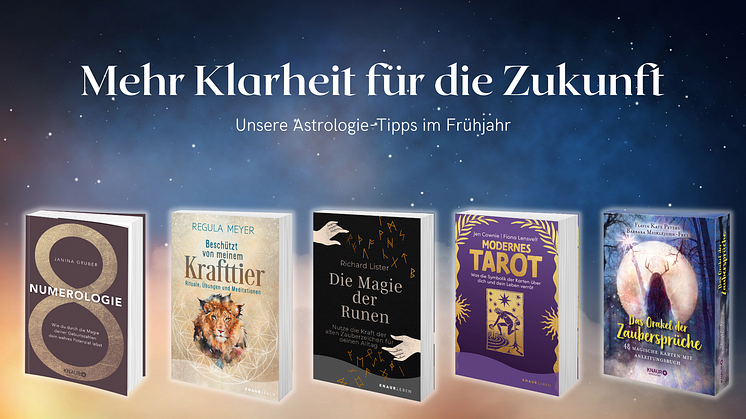 Mit unseren Astrologie-Highlights zum Jahresbeginn einen Blick in die Zukunft wagen