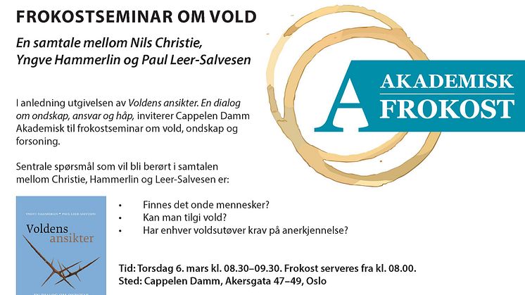 Akademisk frokost torsdag 6. mars