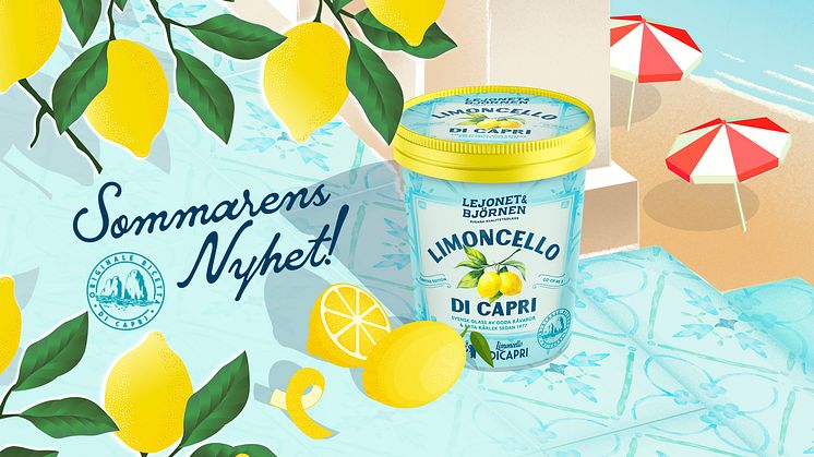 Nyhet! Limoncello Di Capri glass i samarbete med Lejonet & Björnen