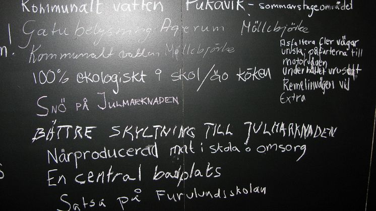 Tummen upp för önskevägg i Sölvesborg